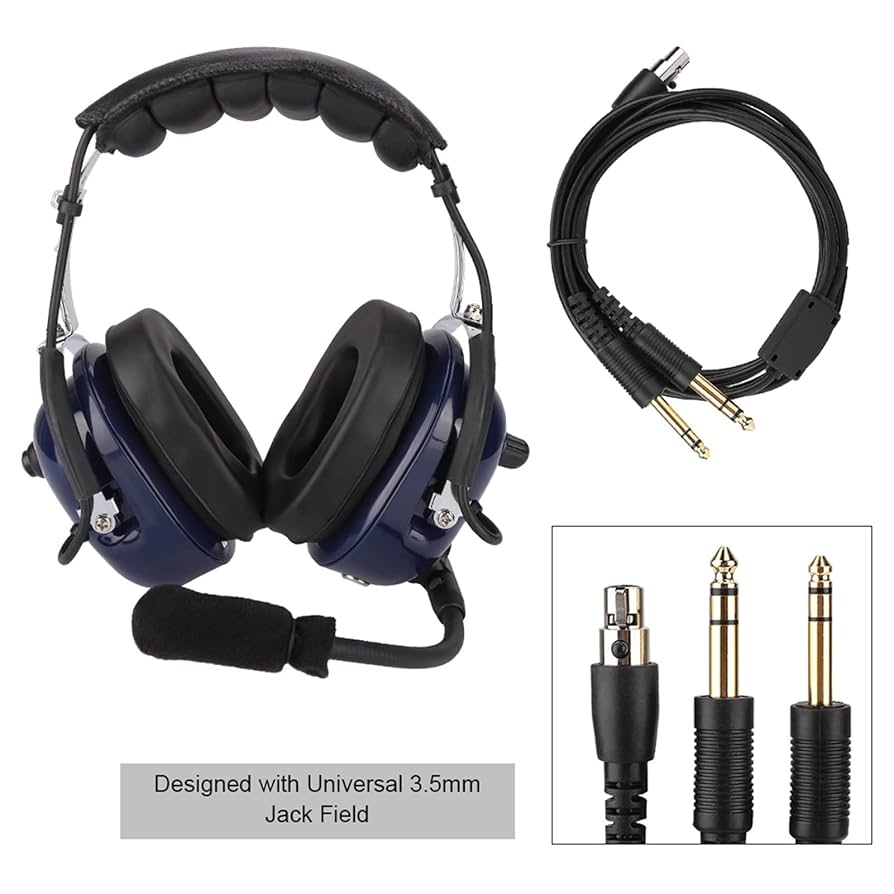 パイロット用　ヘッドセット！ Amazon.co.jp: WODASEN 航空ヘッドセット パイロット用 学生